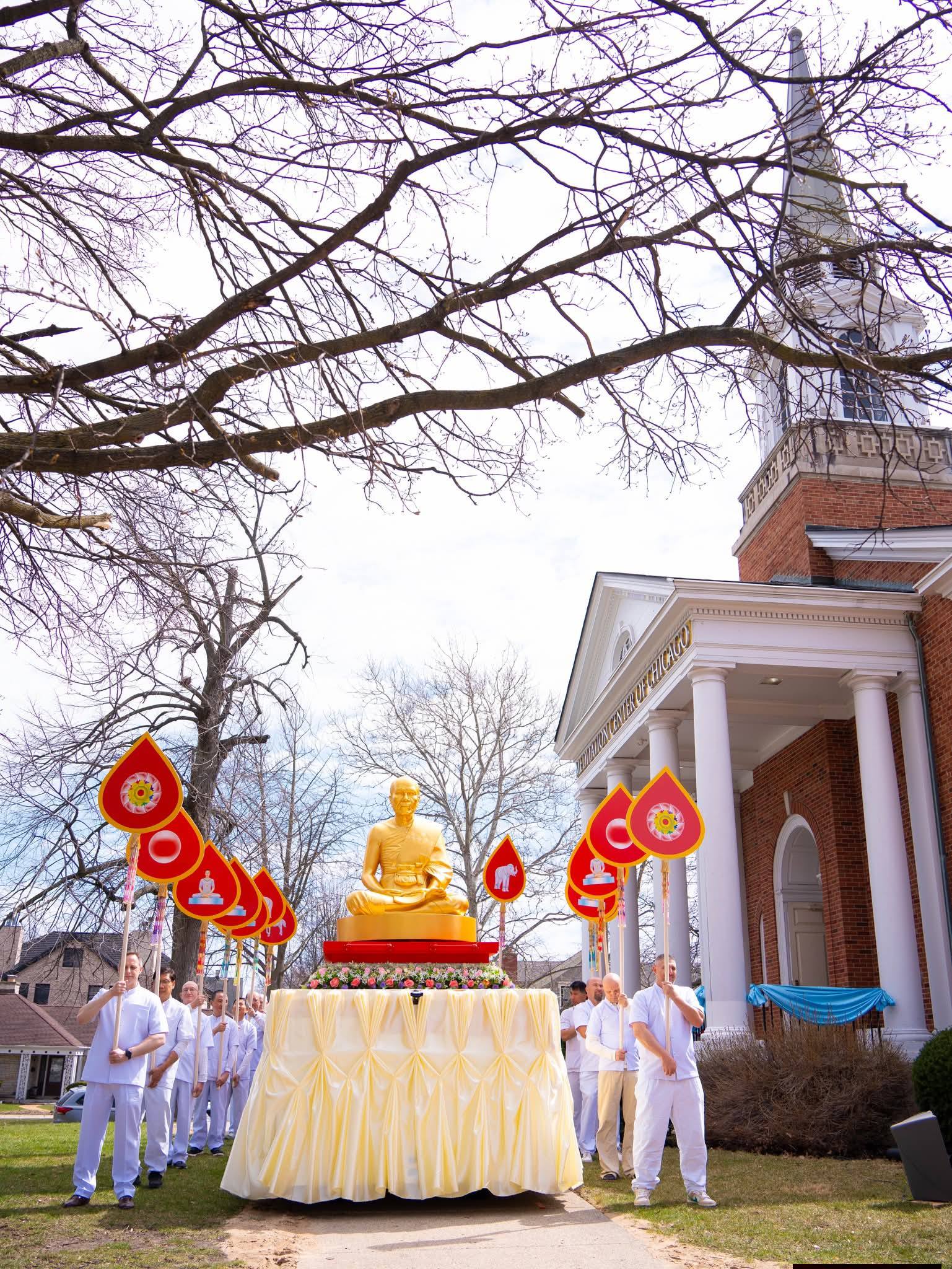 Historical archive image from the Dhammakaya tradition